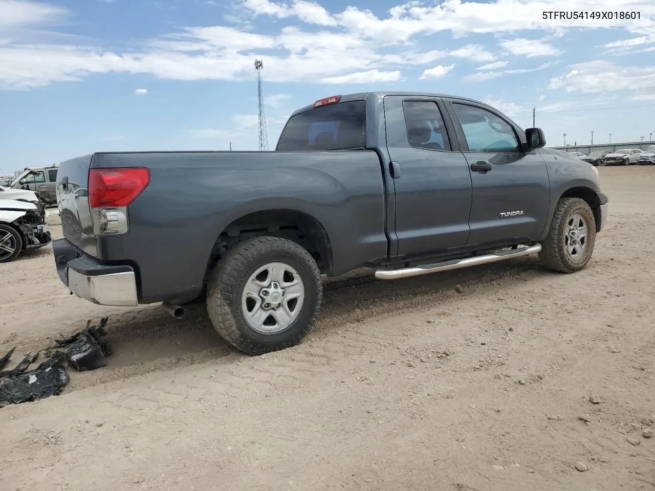 2009 Toyota Tundra Double Cab VIN: 5TFRU54149X018601 Lot: 72084894