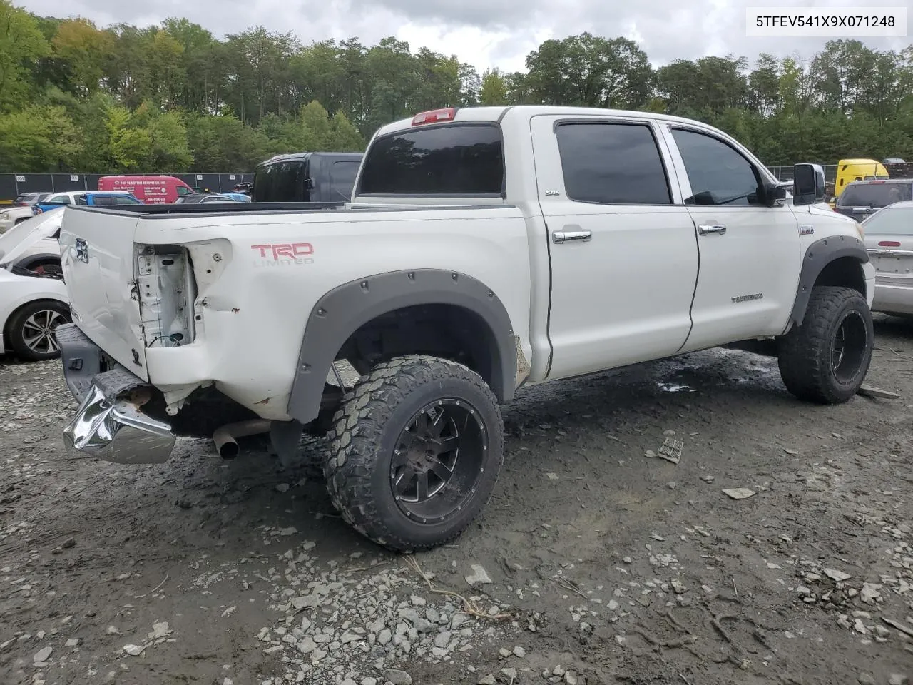 2009 Toyota Tundra Crewmax VIN: 5TFEV541X9X071248 Lot: 72401054