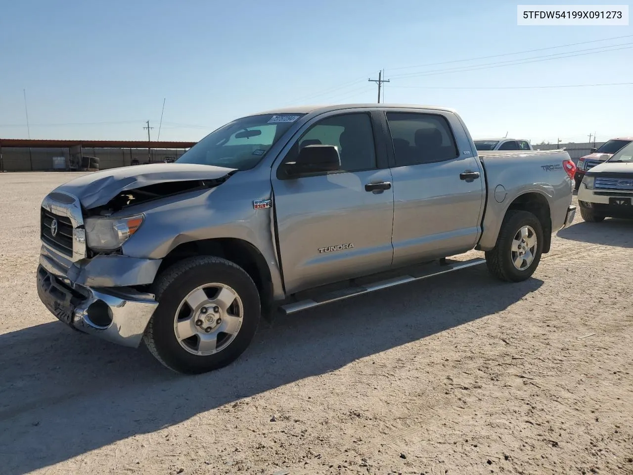 2009 Toyota Tundra Crewmax VIN: 5TFDW54199X091273 Lot: 73757294