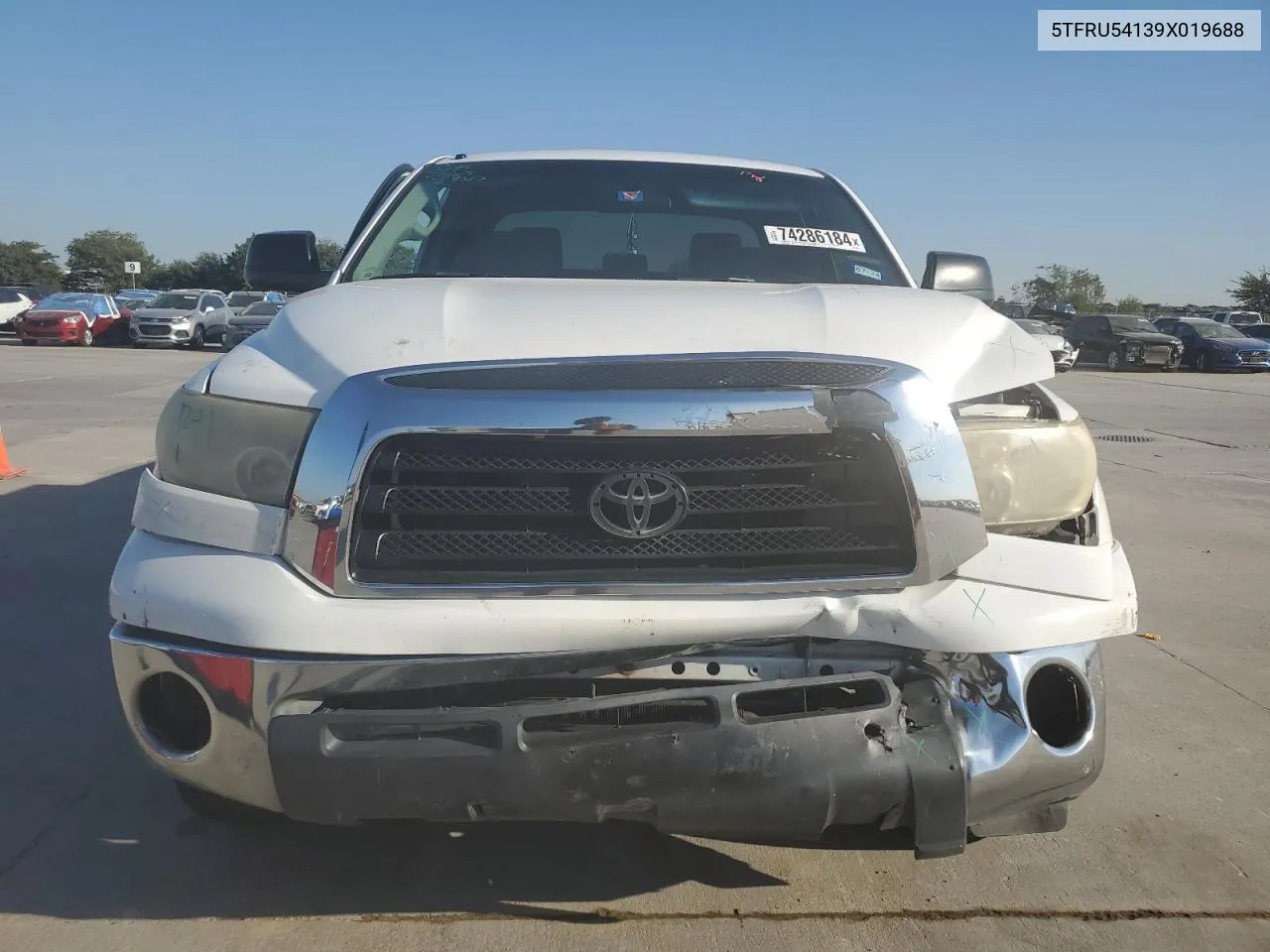 2009 Toyota Tundra Double Cab VIN: 5TFRU54139X019688 Lot: 74286184