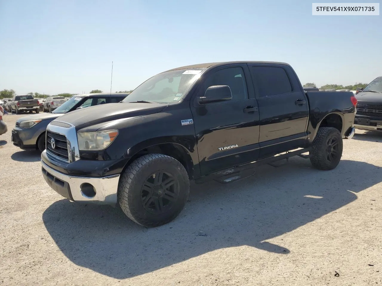 2009 Toyota Tundra Crewmax VIN: 5TFEV541X9X071735 Lot: 75340744