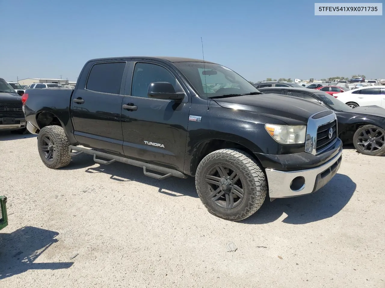 2009 Toyota Tundra Crewmax VIN: 5TFEV541X9X071735 Lot: 75340744