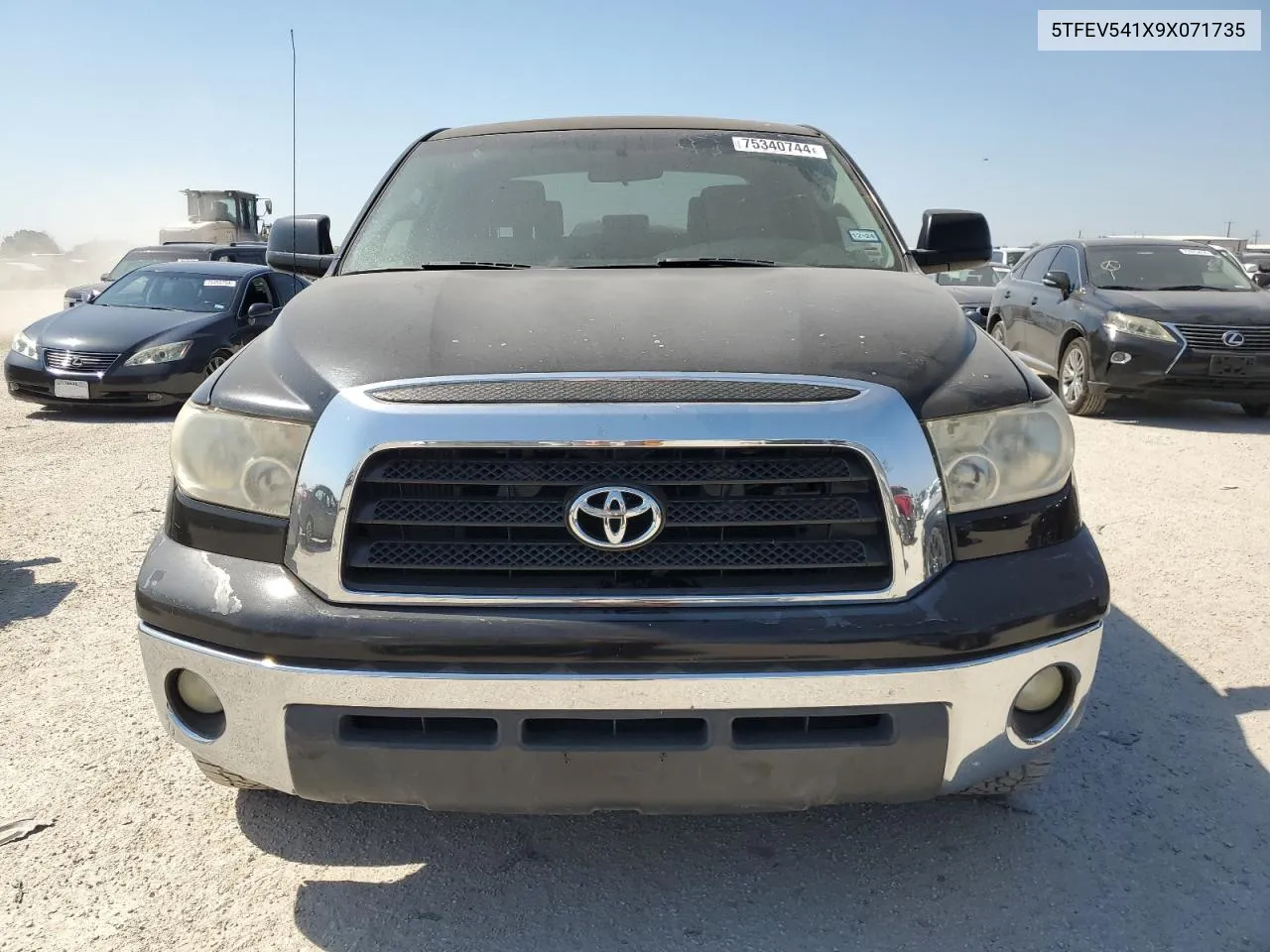 2009 Toyota Tundra Crewmax VIN: 5TFEV541X9X071735 Lot: 75340744