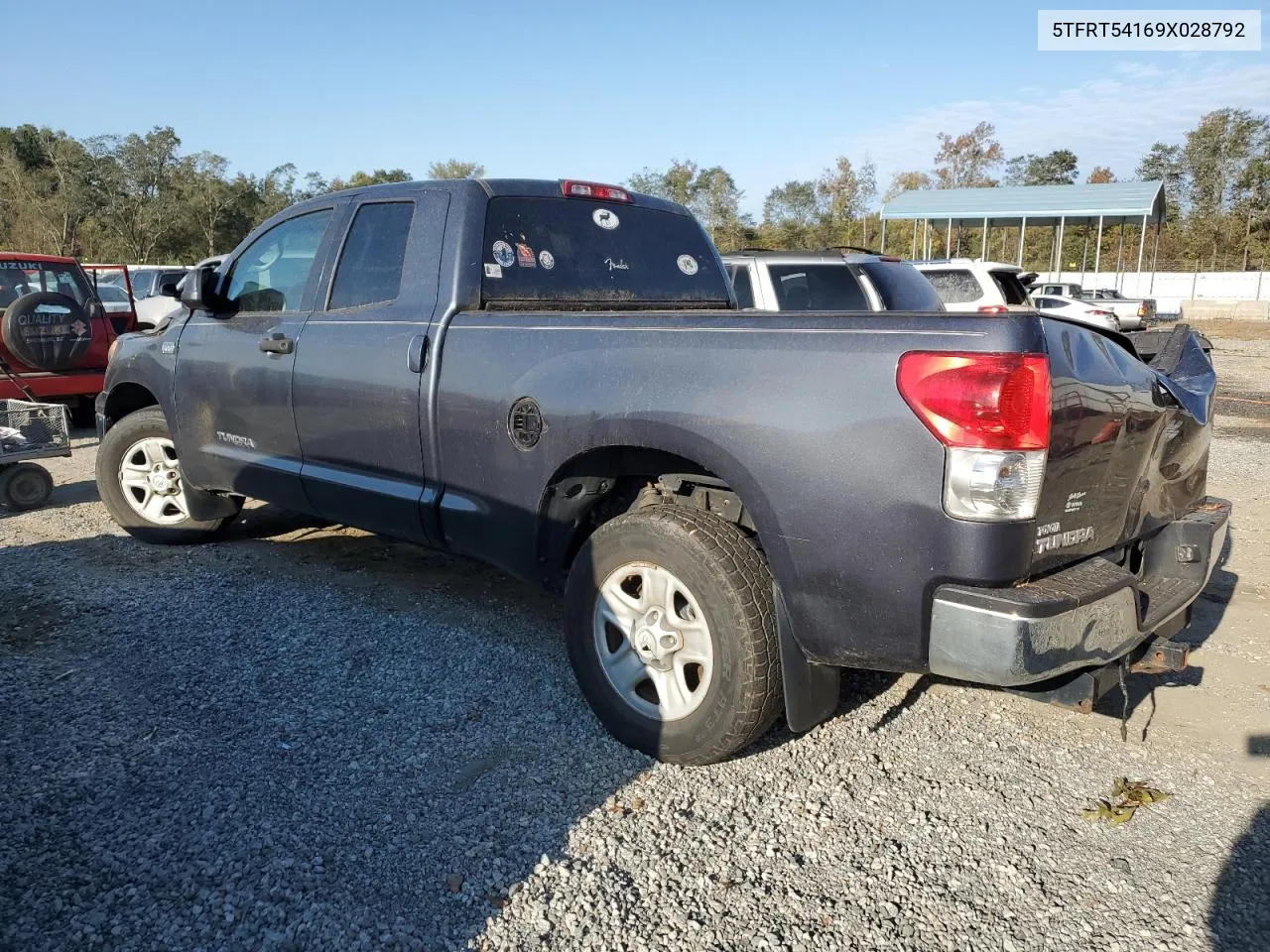 2009 Toyota Tundra Double Cab VIN: 5TFRT54169X028792 Lot: 75902374