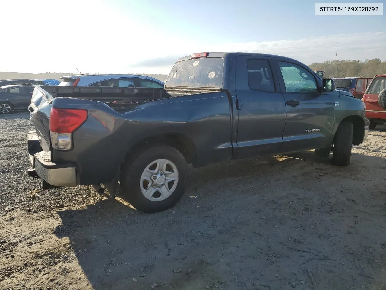 2009 Toyota Tundra Double Cab VIN: 5TFRT54169X028792 Lot: 75902374