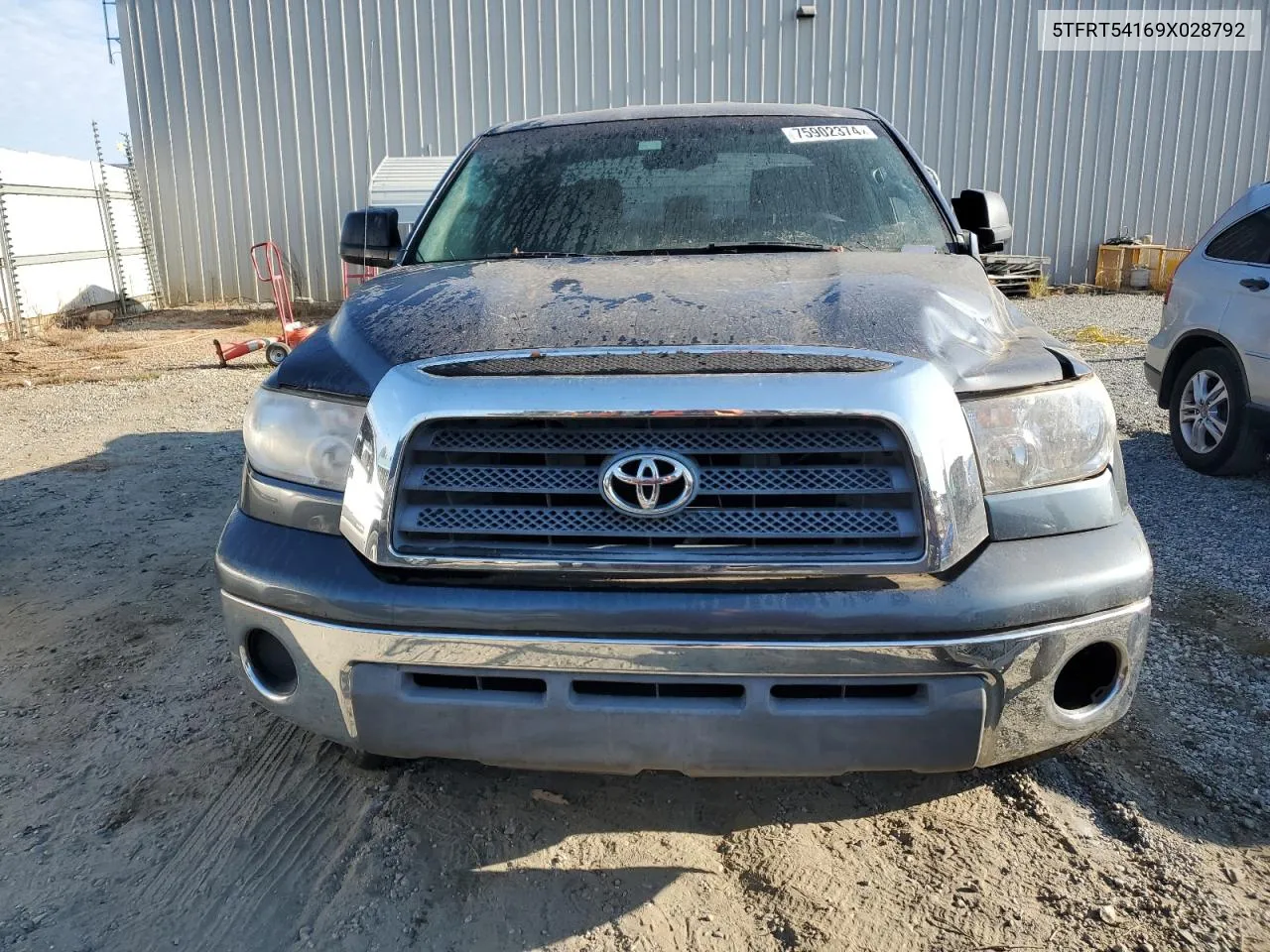 2009 Toyota Tundra Double Cab VIN: 5TFRT54169X028792 Lot: 75902374