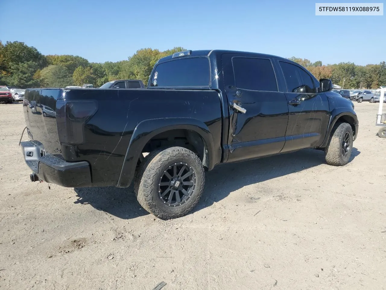 2009 Toyota Tundra Crewmax Limited VIN: 5TFDW58119X088975 Lot: 77352854