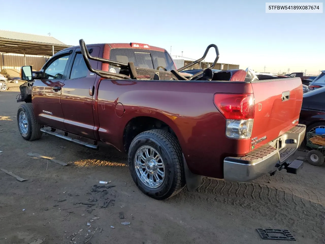 2009 Toyota Tundra Double Cab VIN: 5TFBW54189X087674 Lot: 77690634