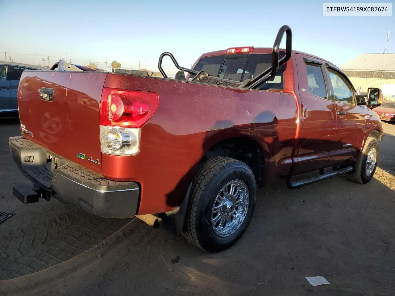 2009 Toyota Tundra Double Cab VIN: 5TFBW54189X087674 Lot: 77690634