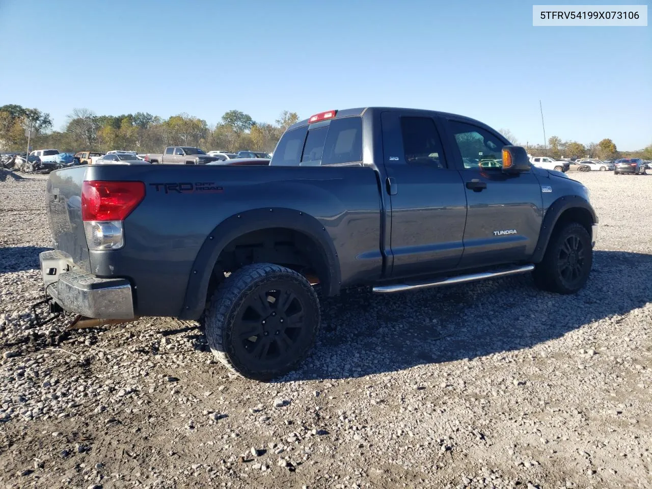 2009 Toyota Tundra Double Cab VIN: 5TFRV54199X073106 Lot: 79054484