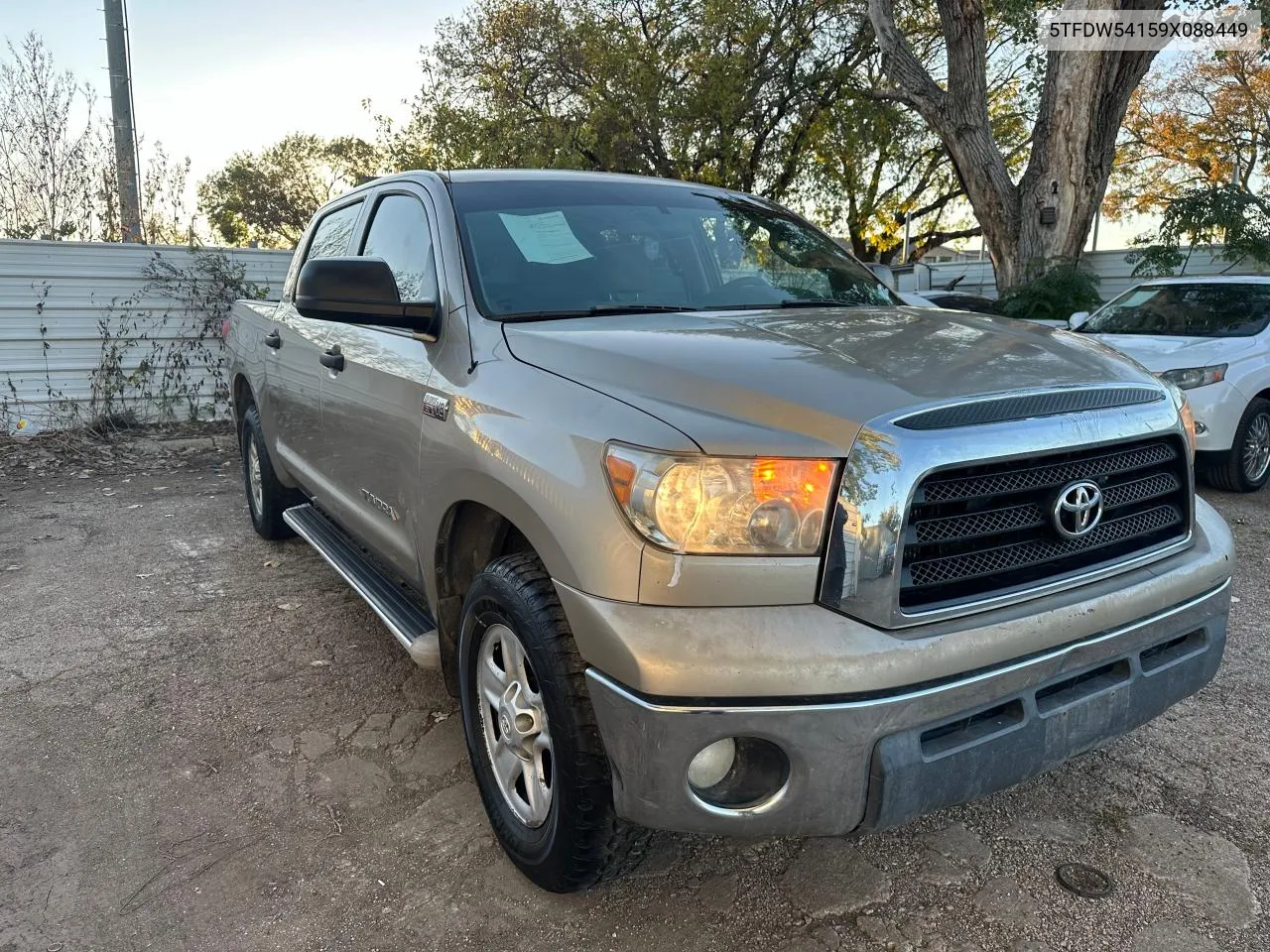 2009 Toyota Tundra Crewmax VIN: 5TFDW54159X088449 Lot: 81203304