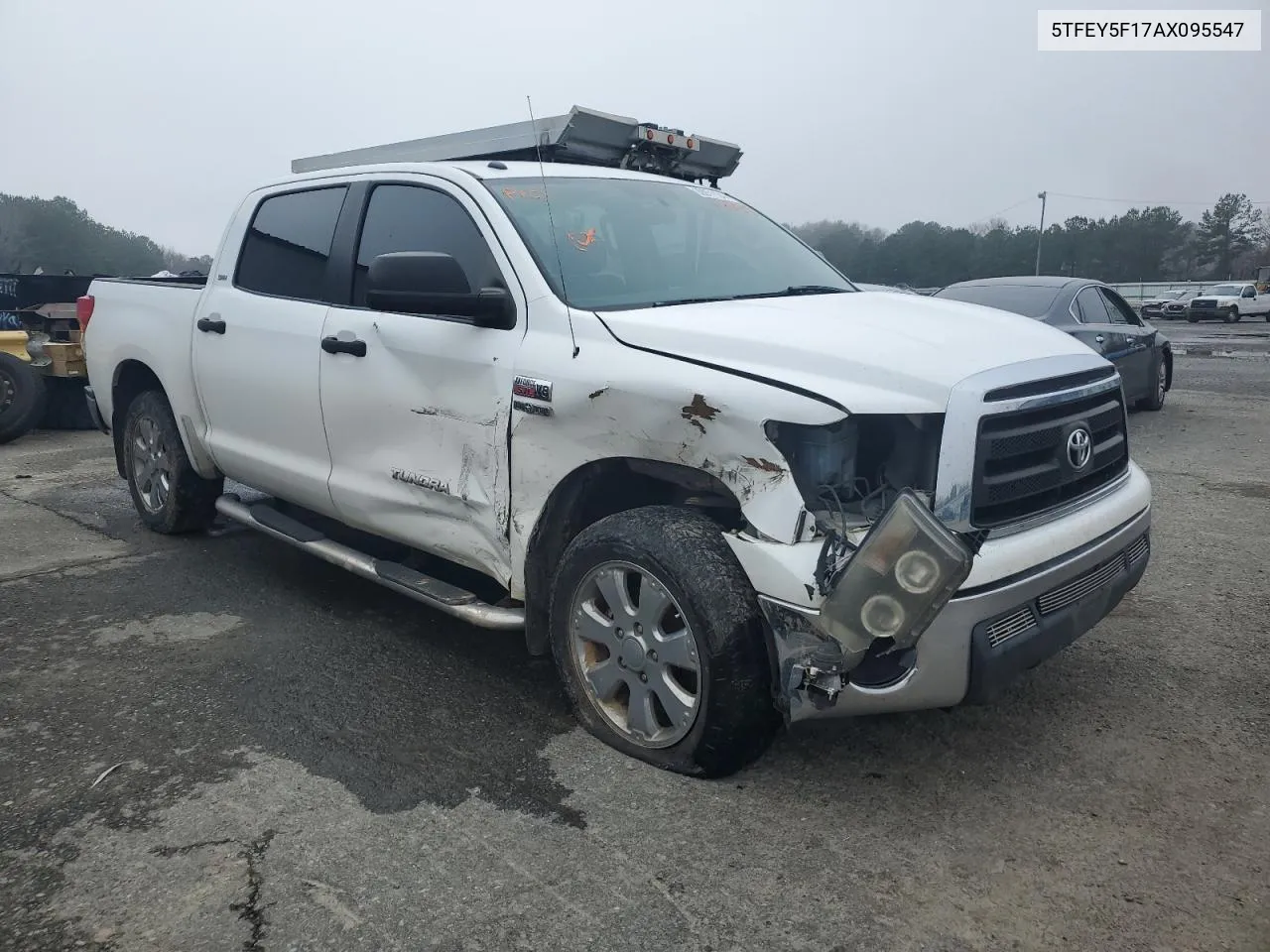 2010 Toyota Tundra Crewmax Sr5 VIN: 5TFEY5F17AX095547 Lot: 39971134