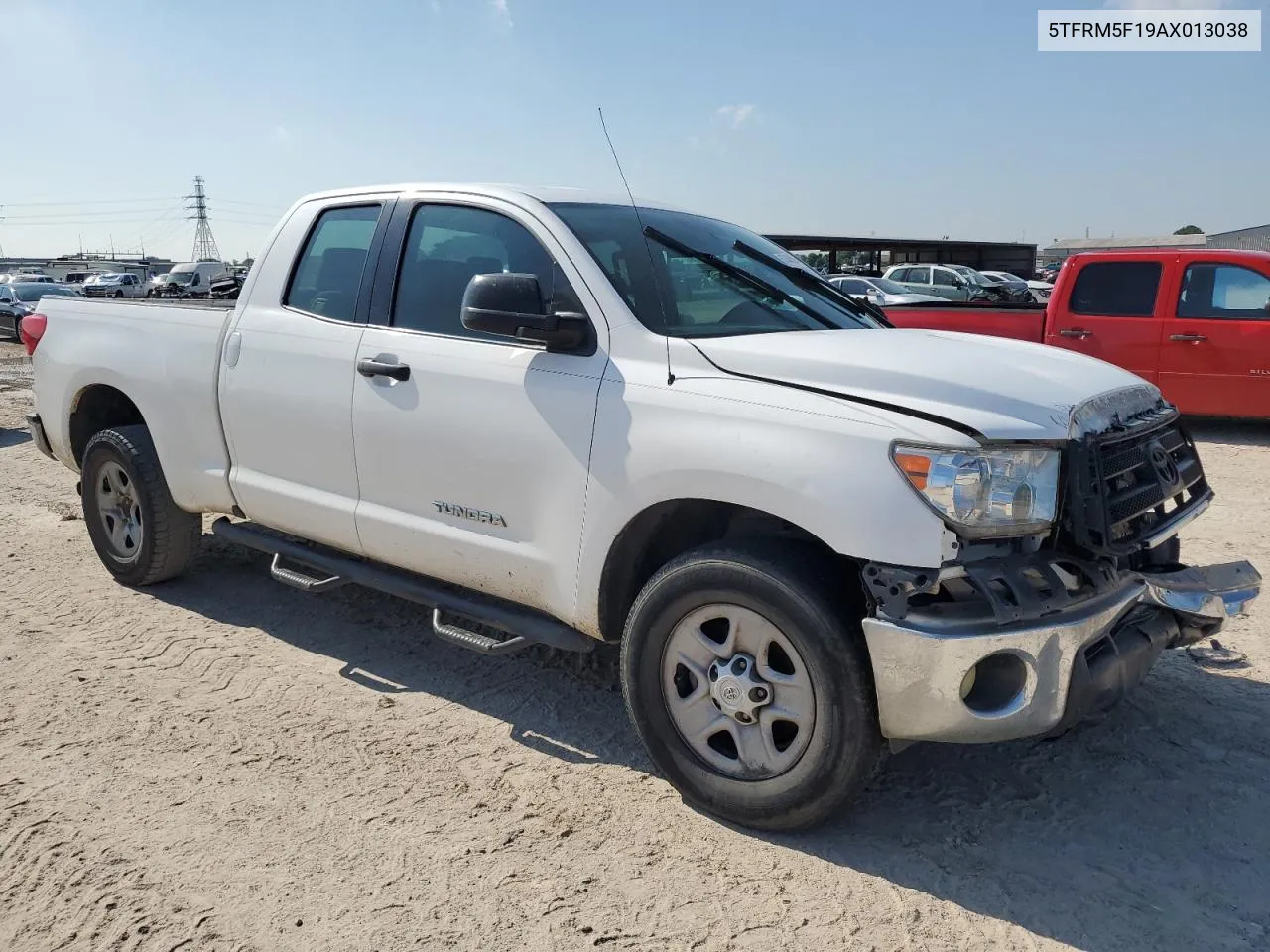 2010 Toyota Tundra Double Cab Sr5 VIN: 5TFRM5F19AX013038 Lot: 57443594