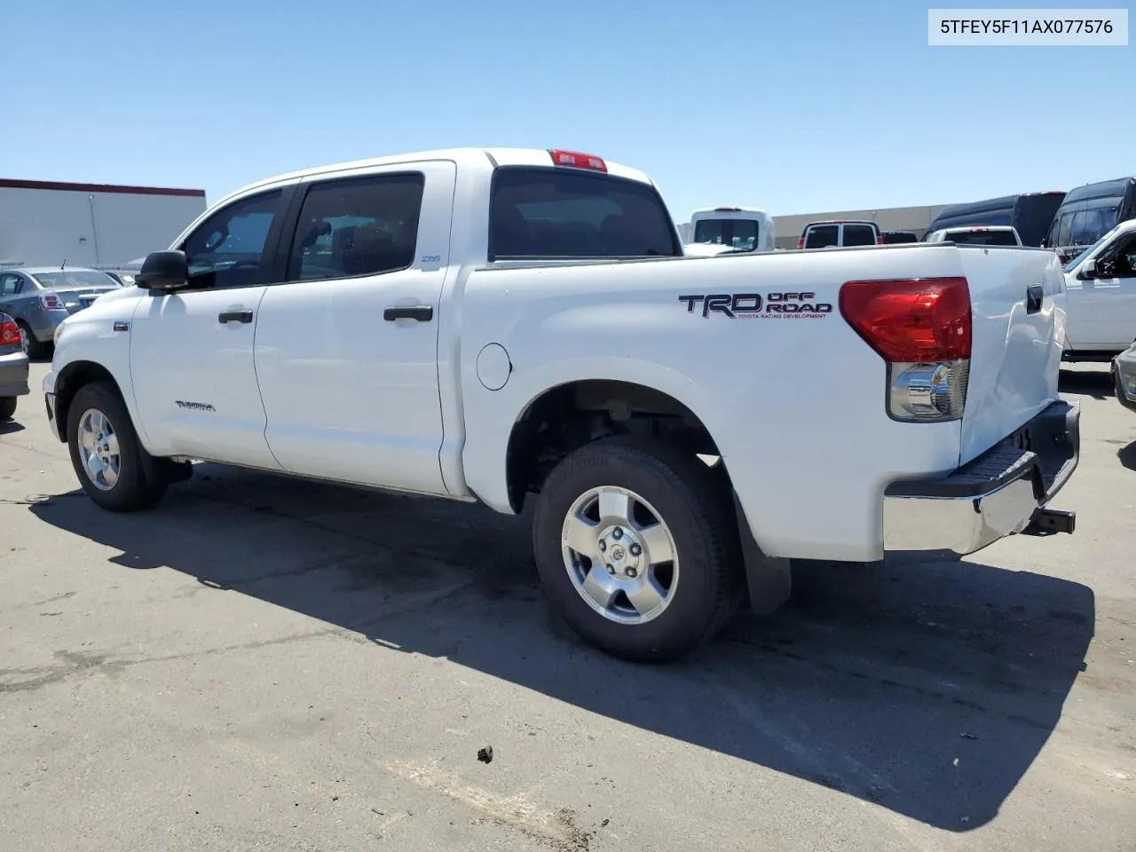 2010 Toyota Tundra Crewmax Sr5 VIN: 5TFEY5F11AX077576 Lot: 57536674