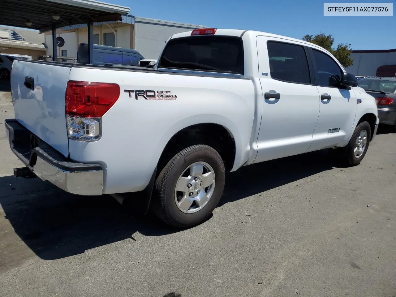 2010 Toyota Tundra Crewmax Sr5 VIN: 5TFEY5F11AX077576 Lot: 57536674