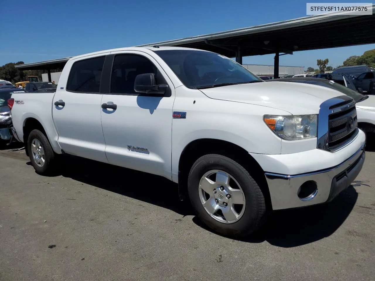 2010 Toyota Tundra Crewmax Sr5 VIN: 5TFEY5F11AX077576 Lot: 57536674