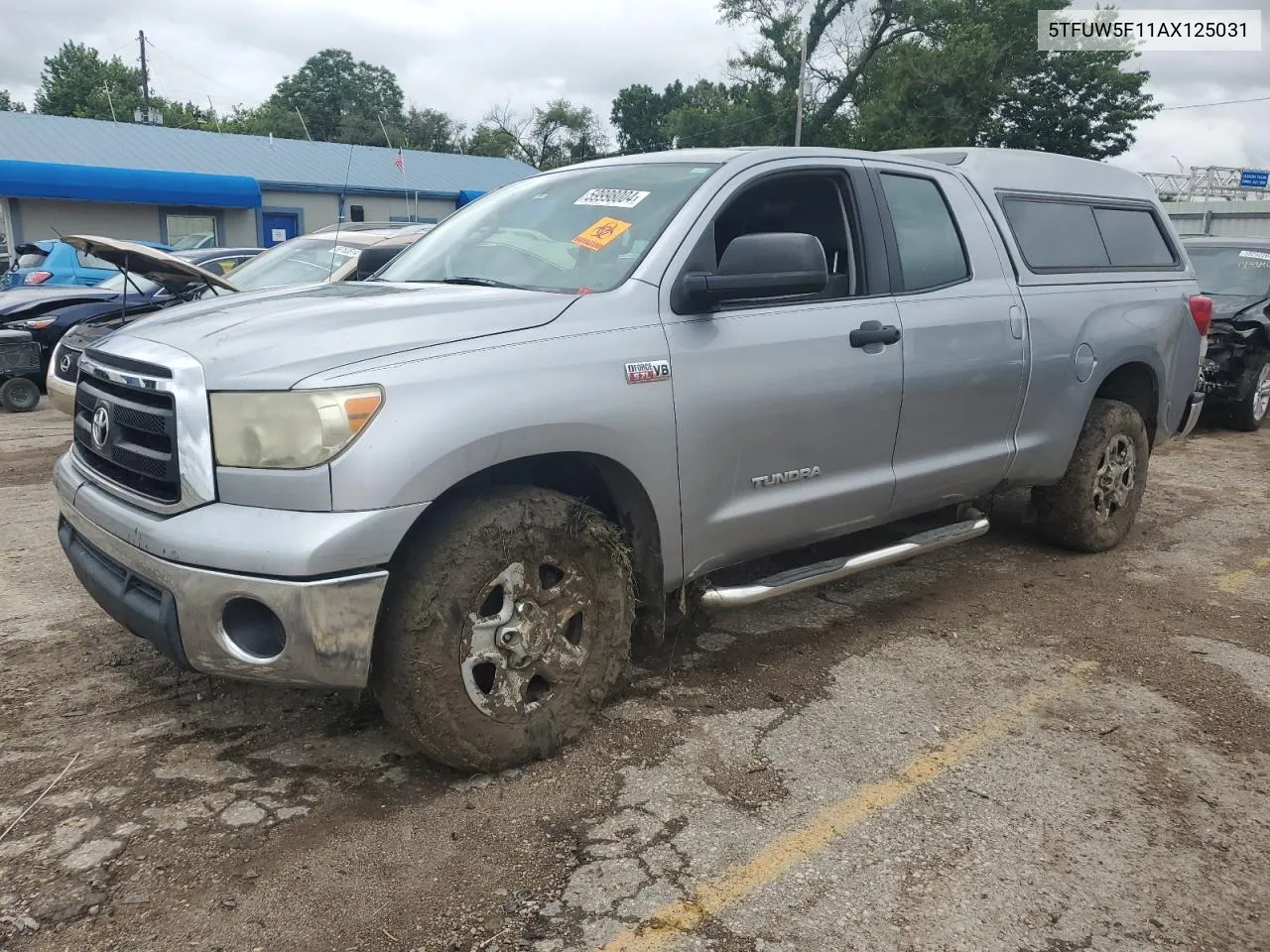 2010 Toyota Tundra Double Cab Sr5 VIN: 5TFUW5F11AX125031 Lot: 59998004