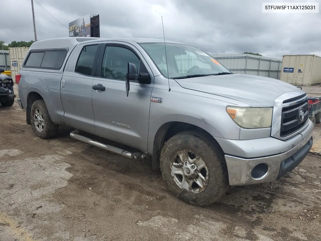 2010 Toyota Tundra Double Cab Sr5 VIN: 5TFUW5F11AX125031 Lot: 59998004