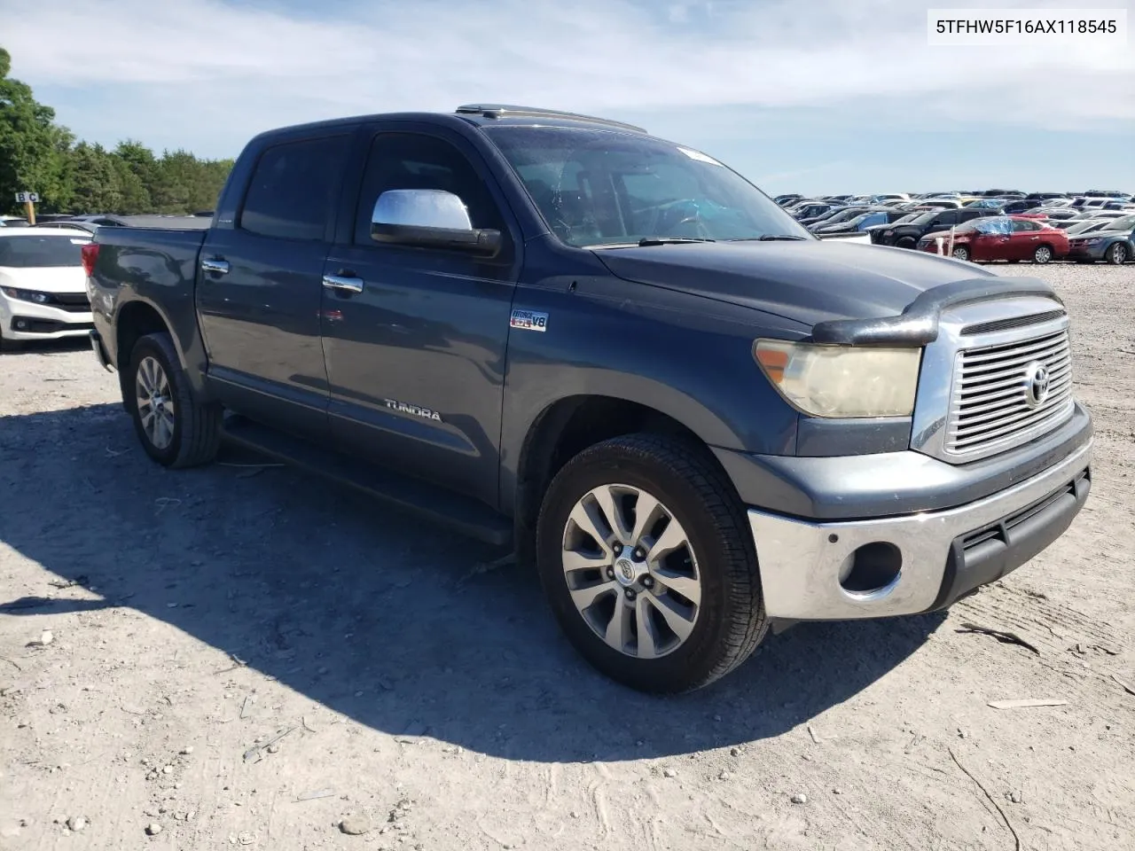 2010 Toyota Tundra Crewmax Limited VIN: 5TFHW5F16AX118545 Lot: 61446264