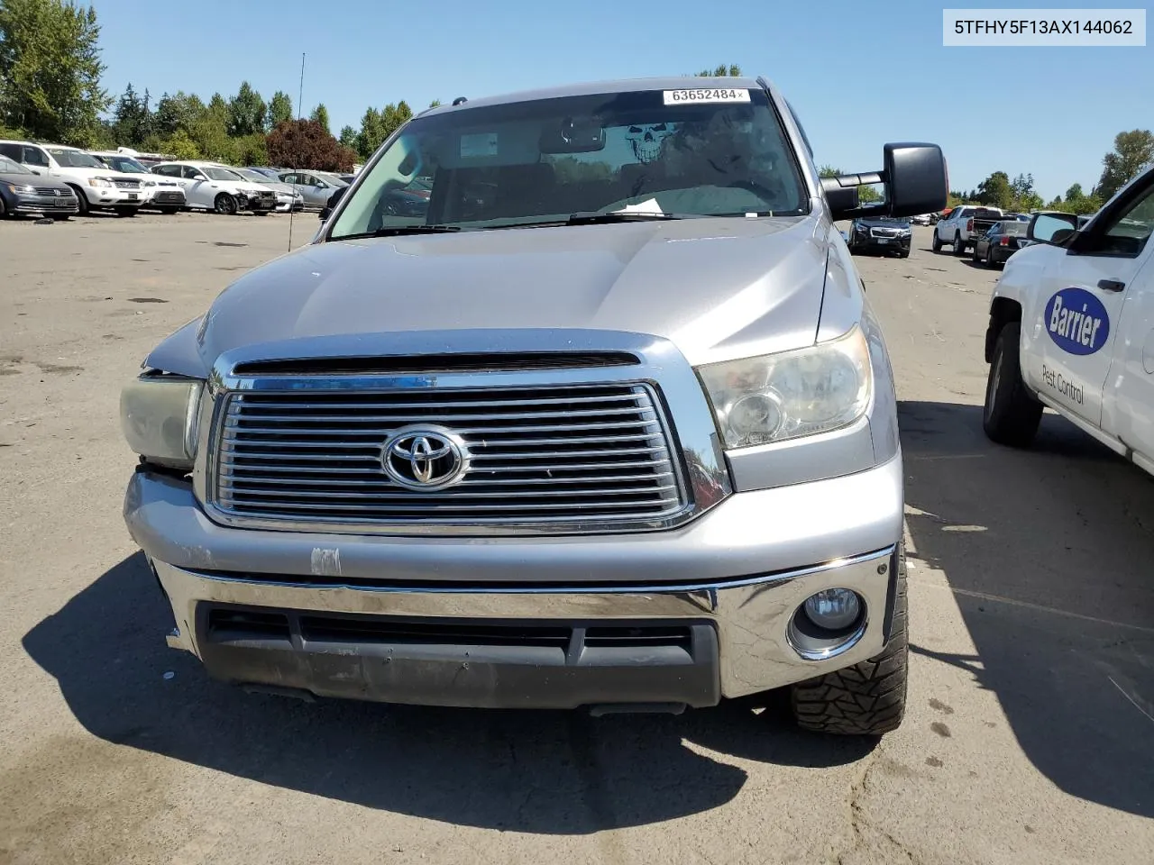 2010 Toyota Tundra Crewmax Limited VIN: 5TFHY5F13AX144062 Lot: 63652484