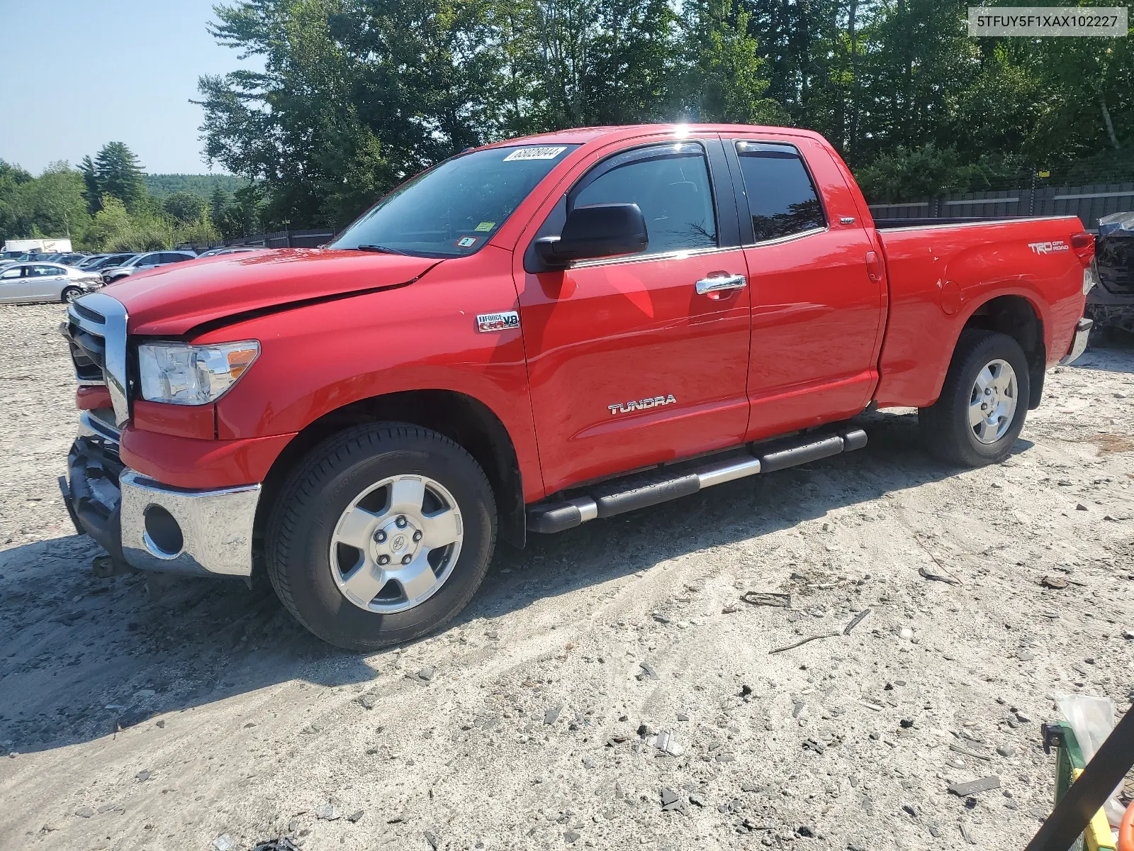 2010 Toyota Tundra Double Cab Sr5 VIN: 5TFUY5F1XAX102227 Lot: 65028044