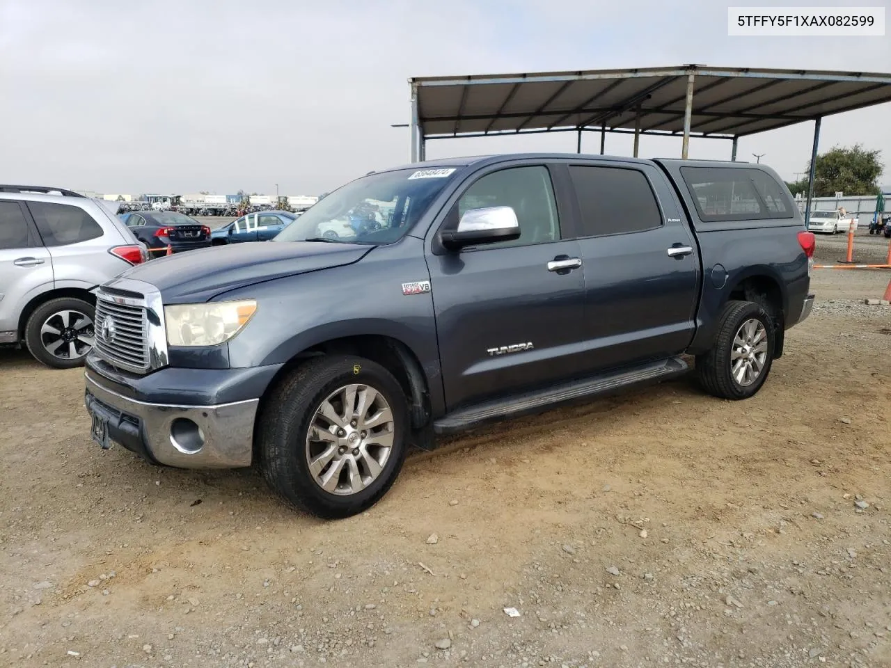 2010 Toyota Tundra Crewmax Limited VIN: 5TFFY5F1XAX082599 Lot: 65648474