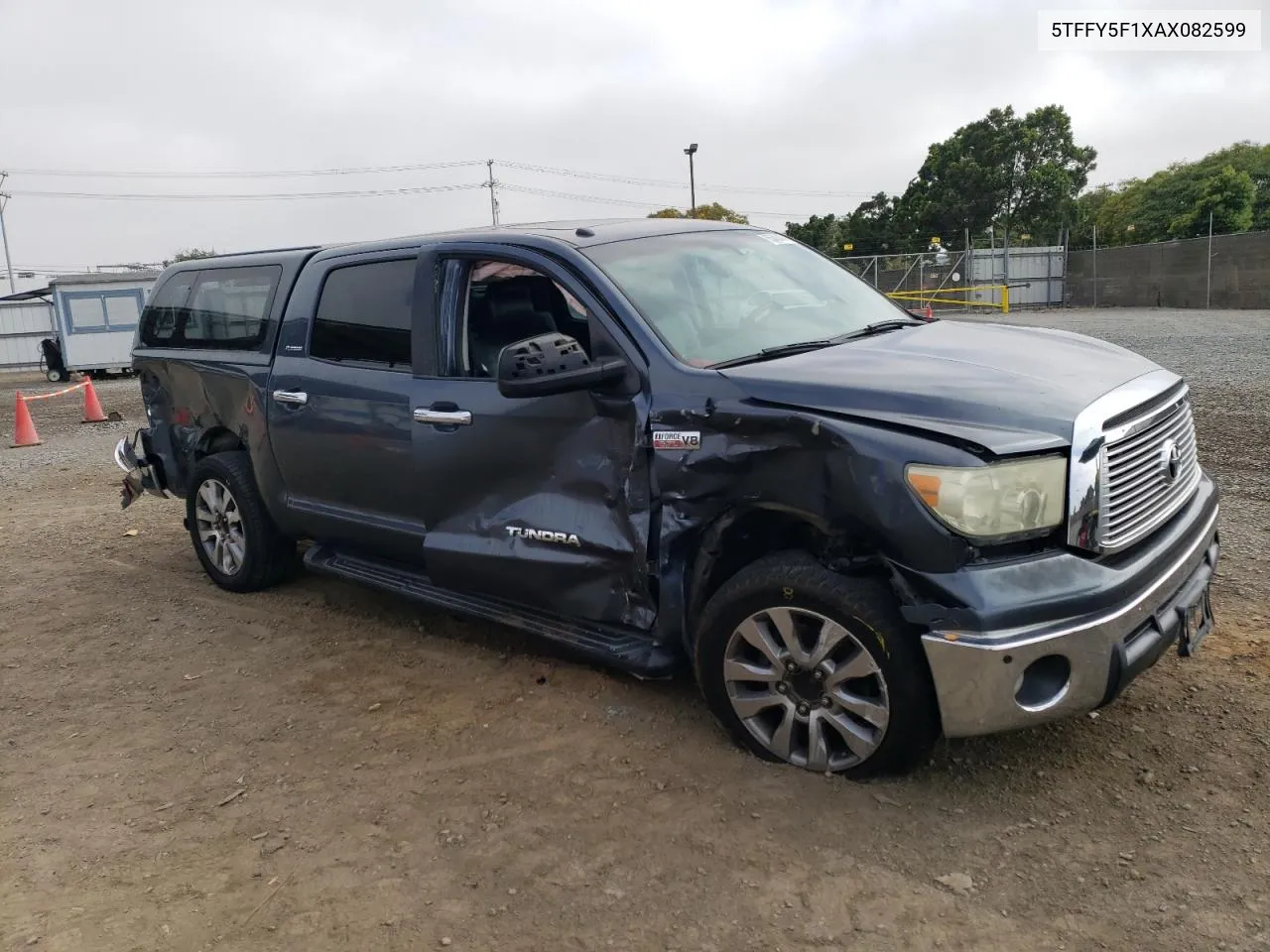 2010 Toyota Tundra Crewmax Limited VIN: 5TFFY5F1XAX082599 Lot: 65648474