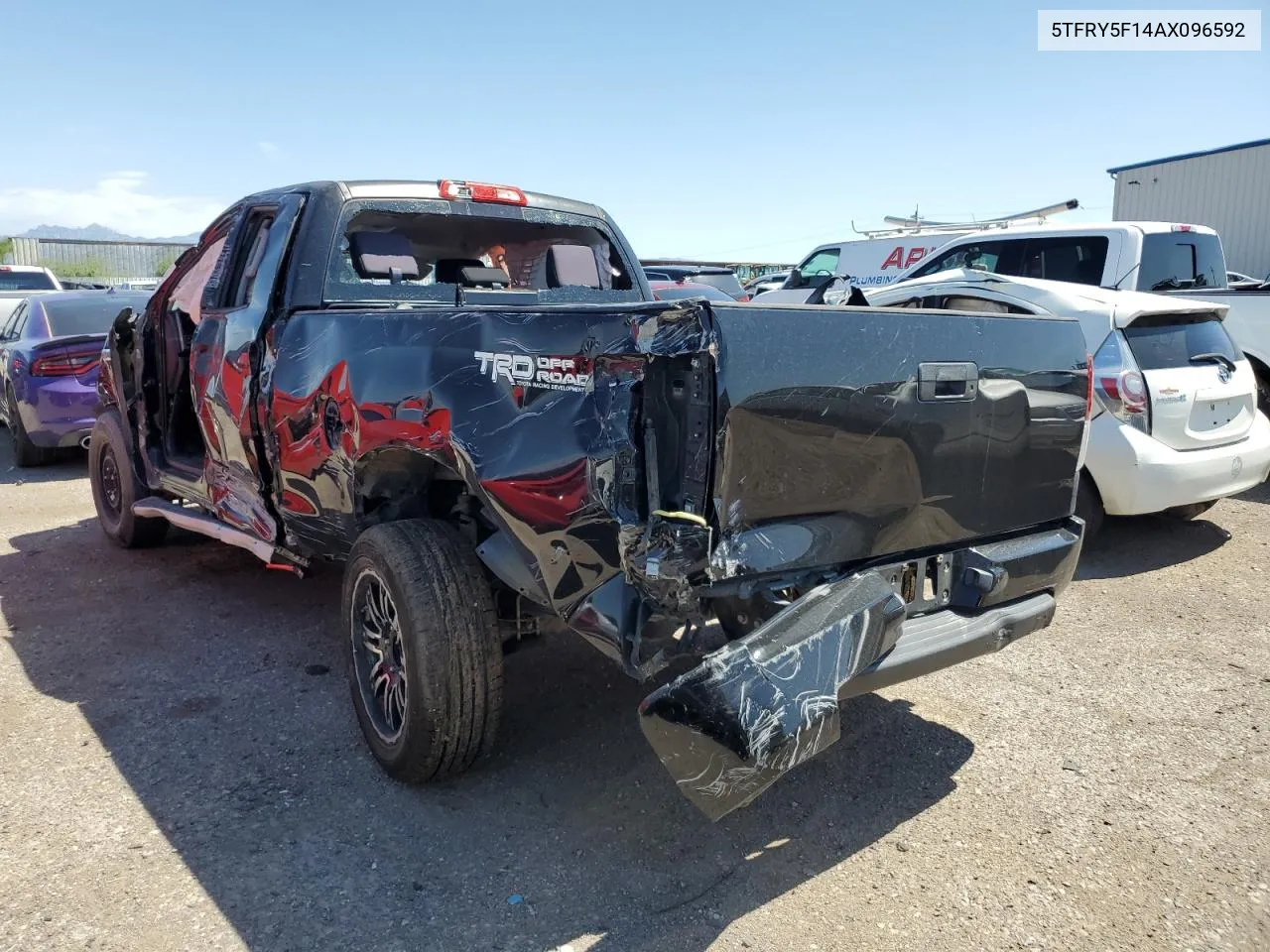 2010 Toyota Tundra Double Cab Sr5 VIN: 5TFRY5F14AX096592 Lot: 65720124