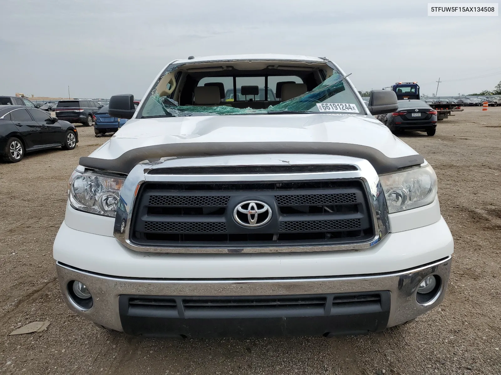 2010 Toyota Tundra Double Cab Sr5 VIN: 5TFUW5F15AX134508 Lot: 66191244