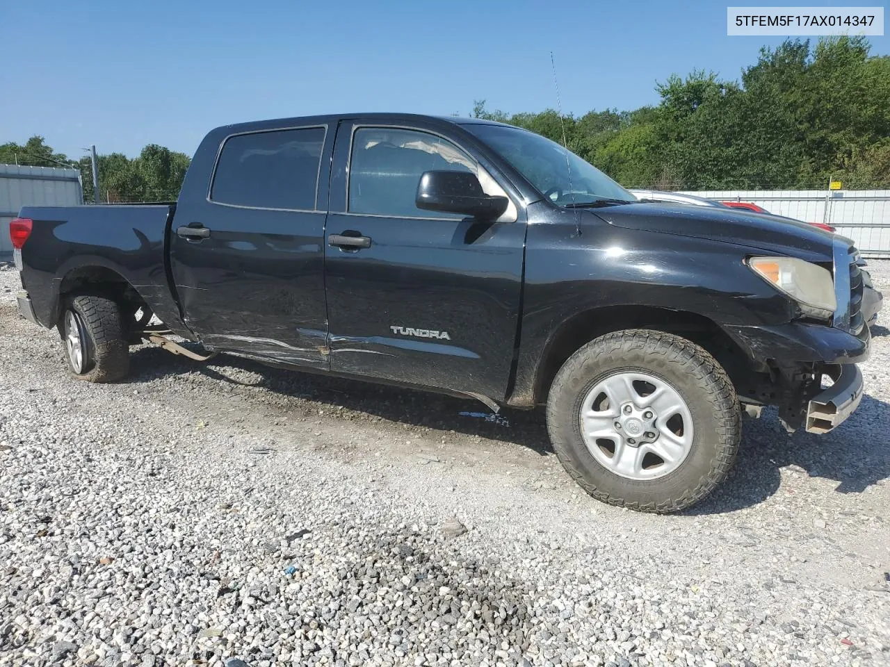 2010 Toyota Tundra Crewmax Sr5 VIN: 5TFEM5F17AX014347 Lot: 68306164