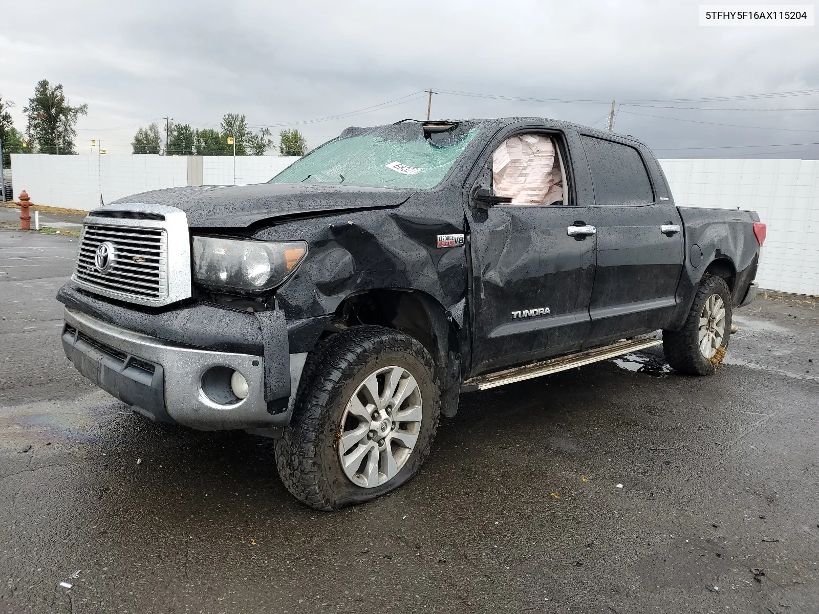 2010 Toyota Tundra Crewmax Limited VIN: 5TFHY5F16AX115204 Lot: 68327754