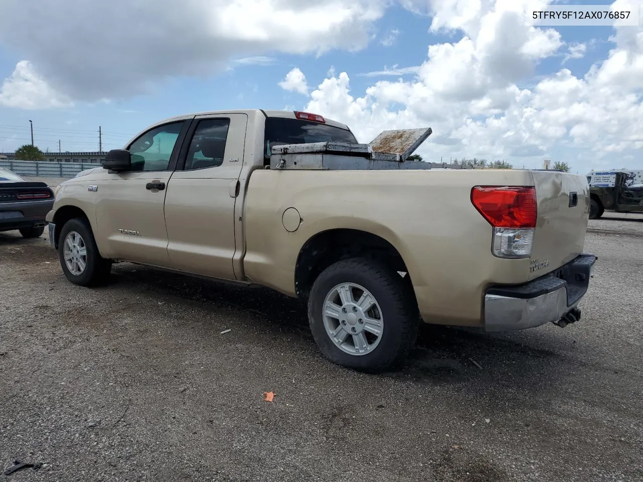 2010 Toyota Tundra Double Cab Sr5 VIN: 5TFRY5F12AX076857 Lot: 68806574