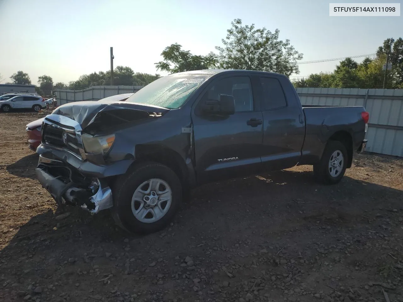 2010 Toyota Tundra Double Cab Sr5 VIN: 5TFUY5F14AX111098 Lot: 68844054