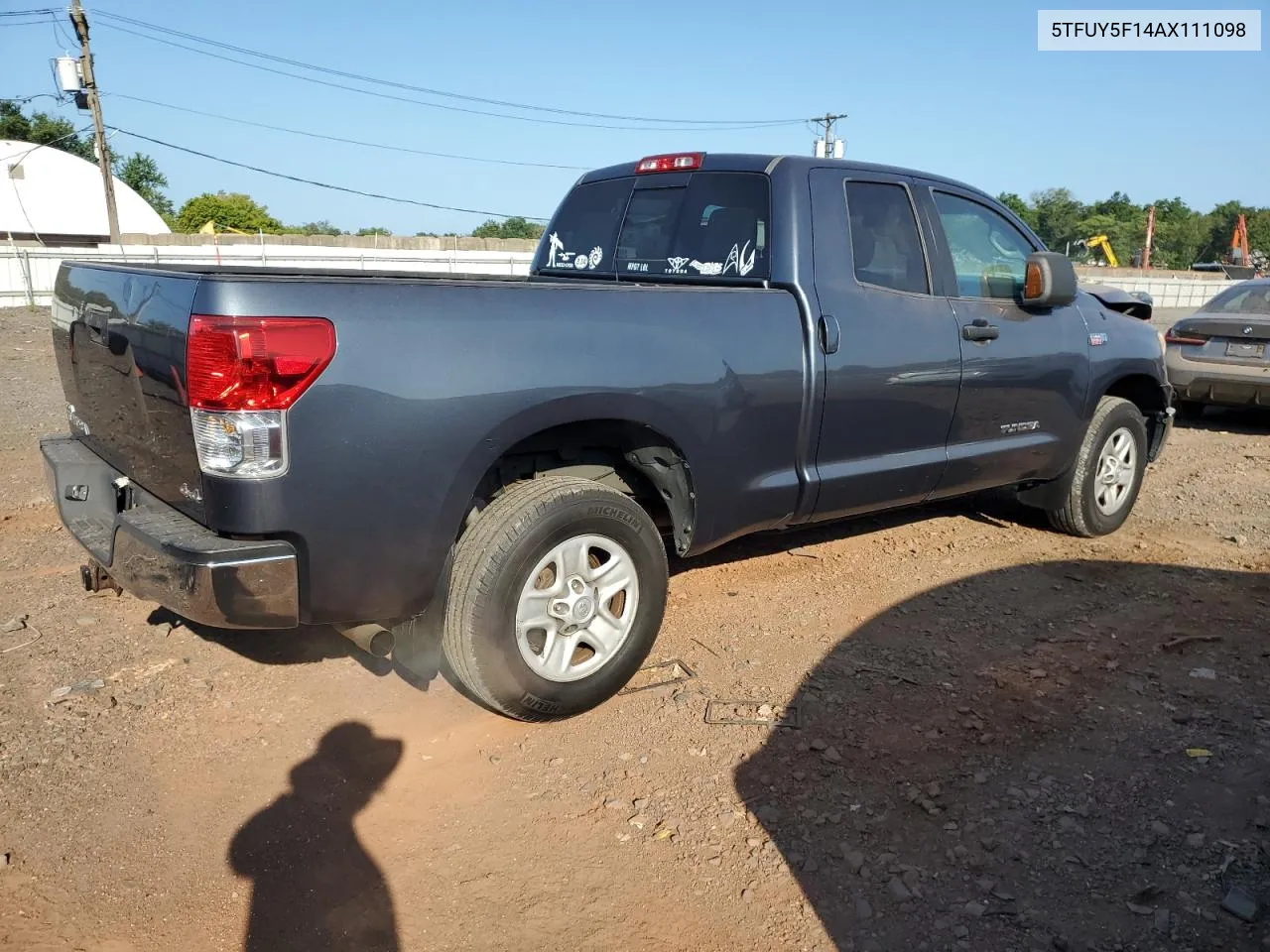 2010 Toyota Tundra Double Cab Sr5 VIN: 5TFUY5F14AX111098 Lot: 68844054