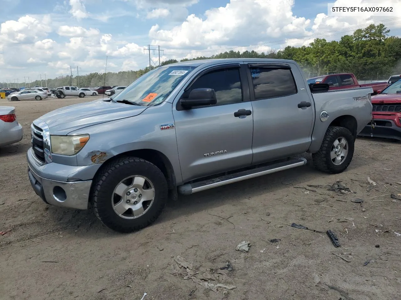 2010 Toyota Tundra Crewmax Sr5 VIN: 5TFEY5F16AX097662 Lot: 68927864