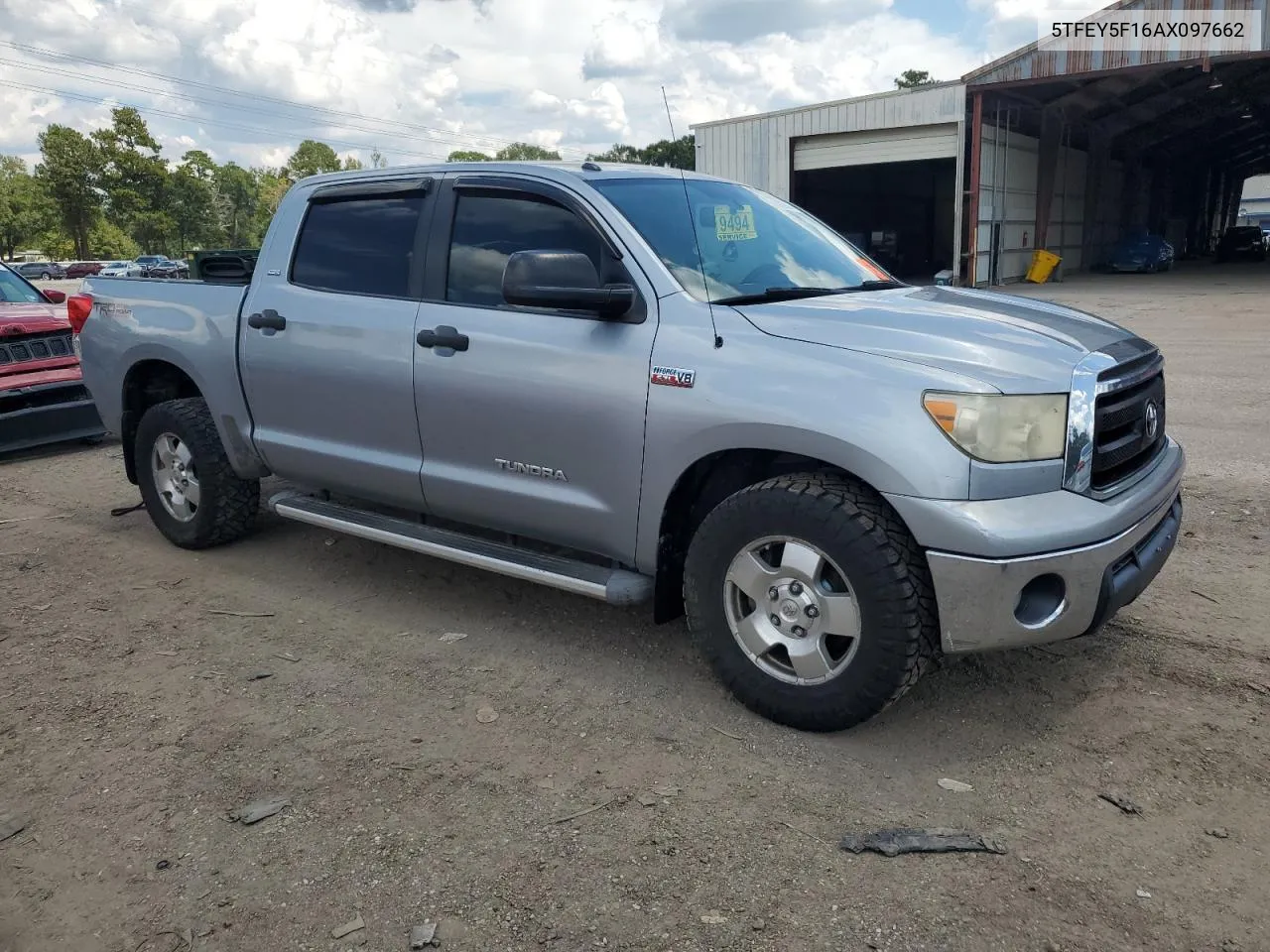 2010 Toyota Tundra Crewmax Sr5 VIN: 5TFEY5F16AX097662 Lot: 68927864