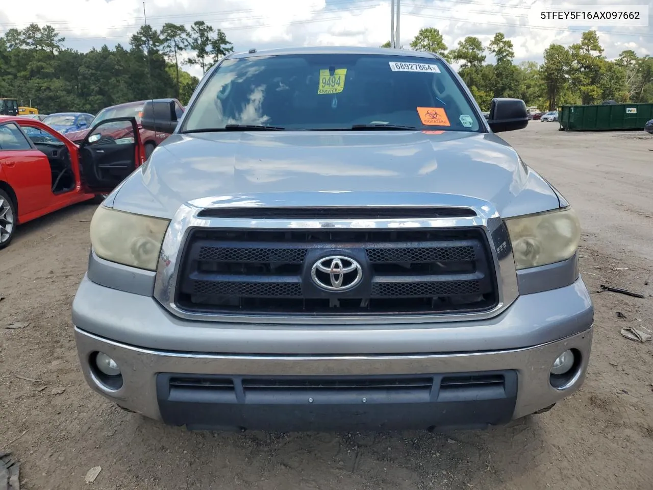 2010 Toyota Tundra Crewmax Sr5 VIN: 5TFEY5F16AX097662 Lot: 68927864