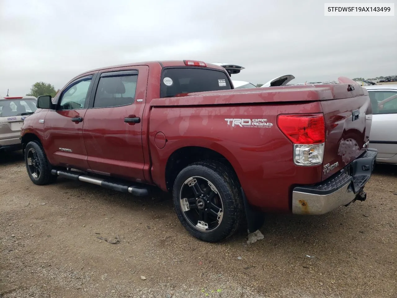 2010 Toyota Tundra Crewmax Sr5 VIN: 5TFDW5F19AX143499 Lot: 68930124