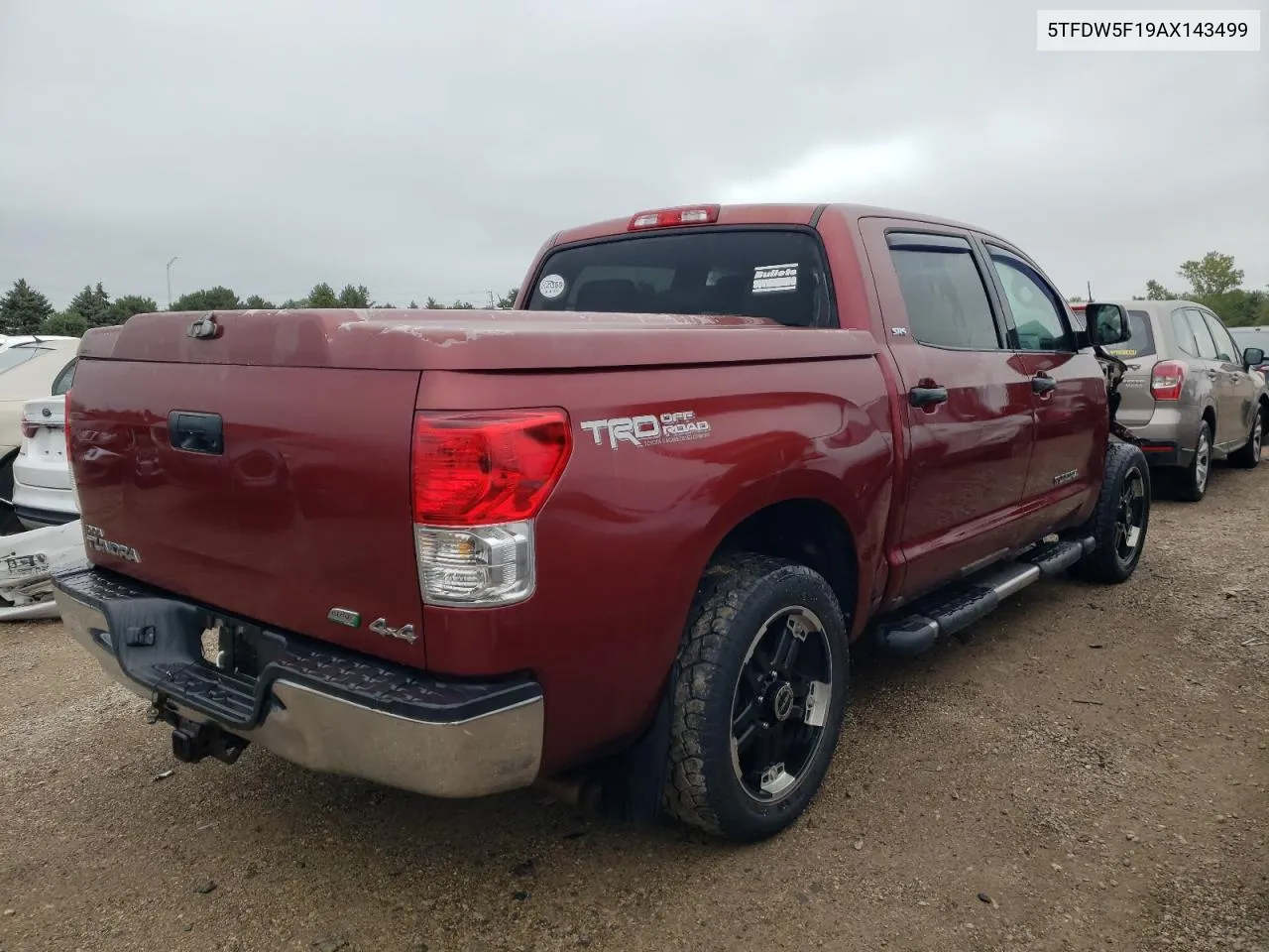 2010 Toyota Tundra Crewmax Sr5 VIN: 5TFDW5F19AX143499 Lot: 68930124