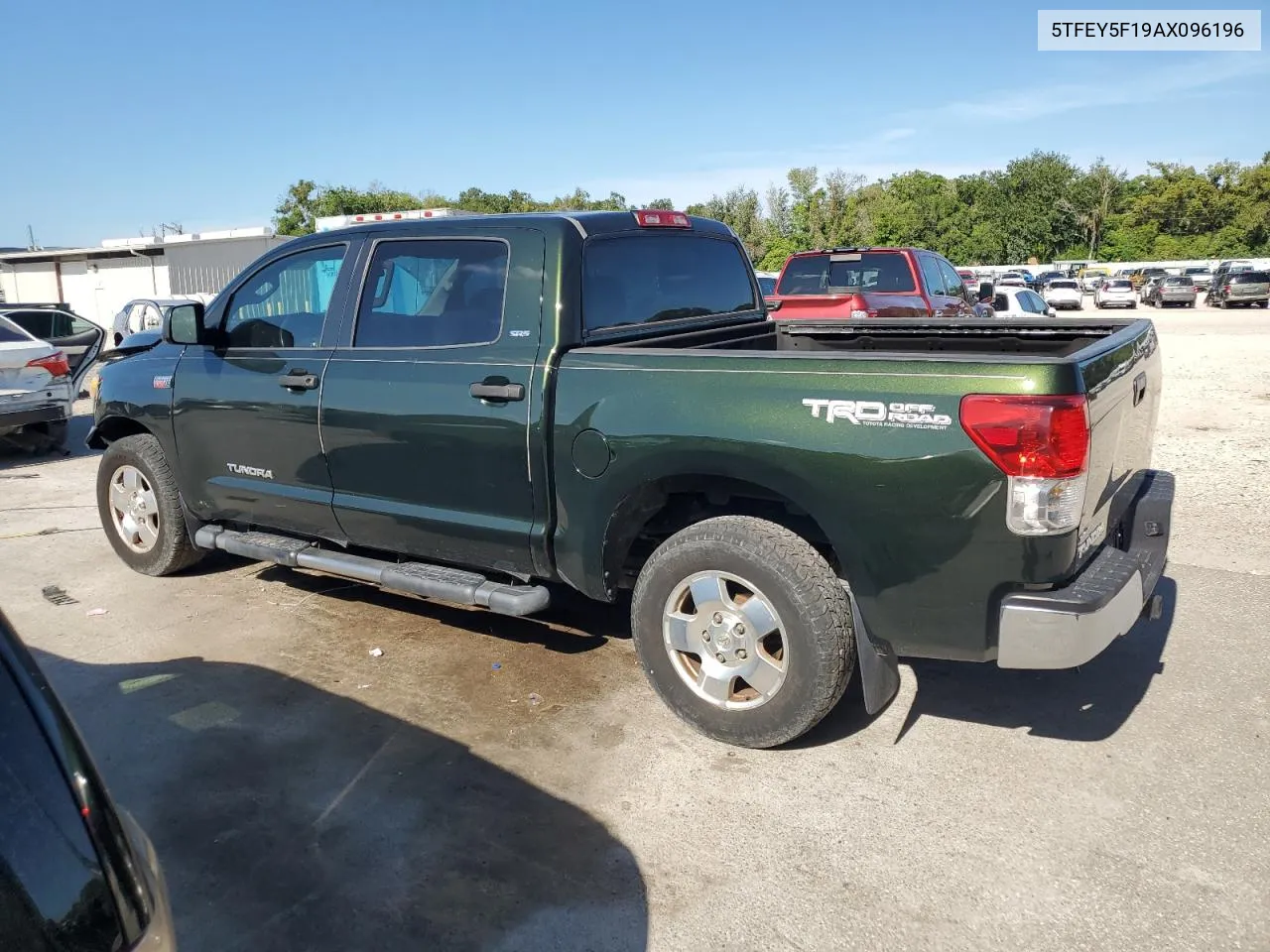 2010 Toyota Tundra Crewmax Sr5 VIN: 5TFEY5F19AX096196 Lot: 69390724