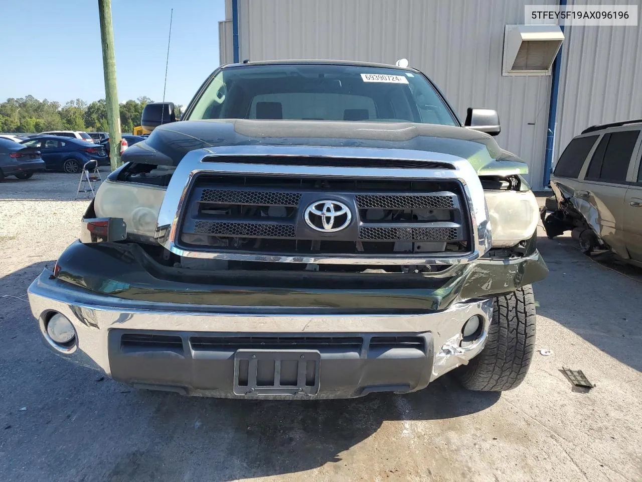 2010 Toyota Tundra Crewmax Sr5 VIN: 5TFEY5F19AX096196 Lot: 69390724