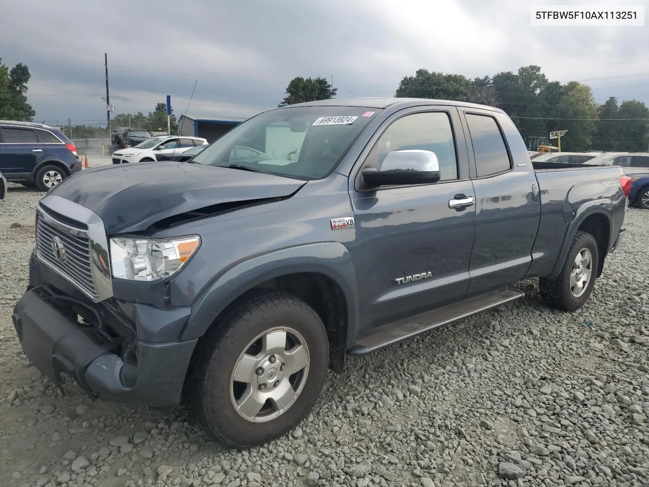 2010 Toyota Tundra Double Cab Limited VIN: 5TFBW5F10AX113251 Lot: 69913924