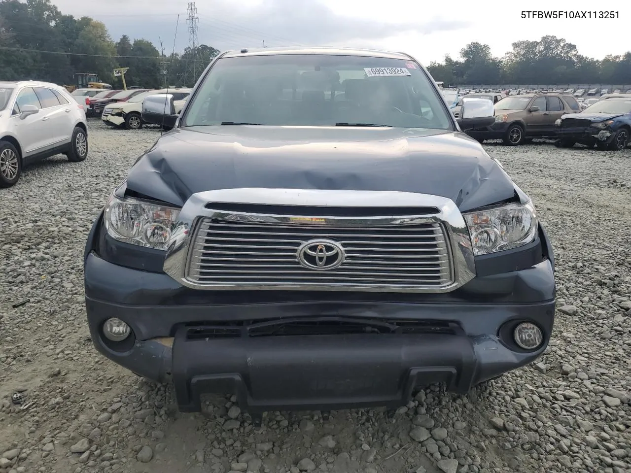 2010 Toyota Tundra Double Cab Limited VIN: 5TFBW5F10AX113251 Lot: 69913924