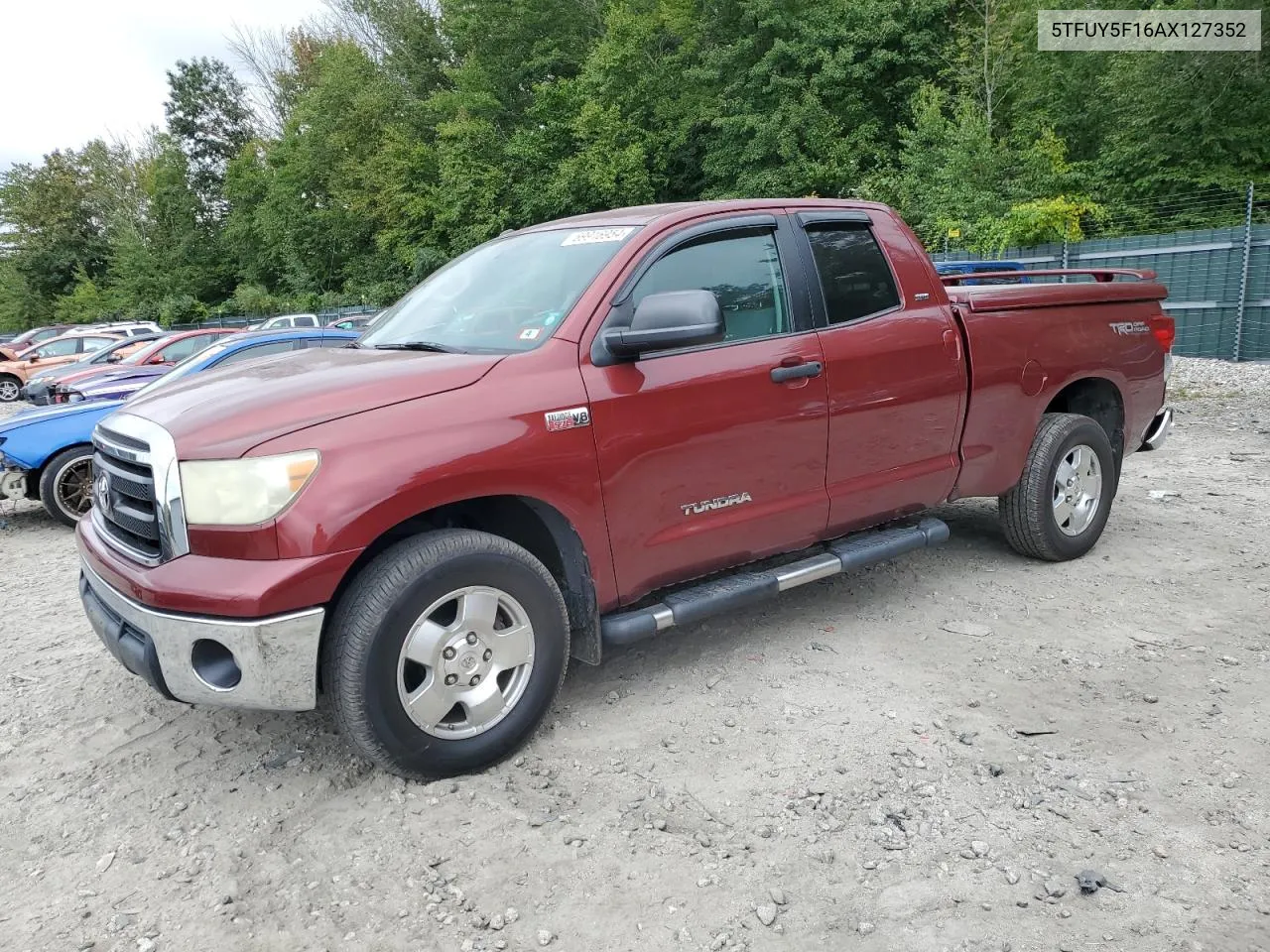 2010 Toyota Tundra Double Cab Sr5 VIN: 5TFUY5F16AX127352 Lot: 69916954