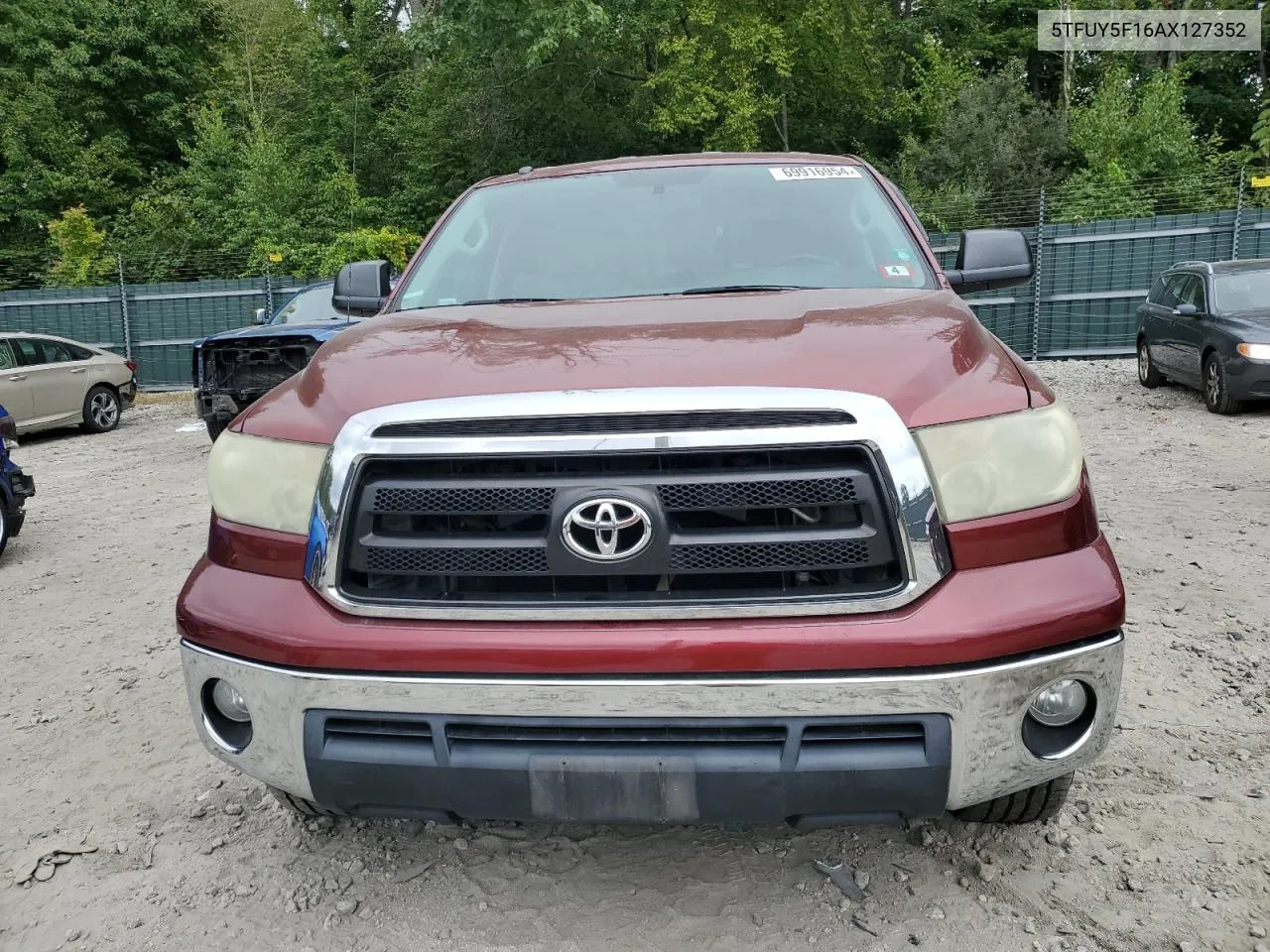 2010 Toyota Tundra Double Cab Sr5 VIN: 5TFUY5F16AX127352 Lot: 69916954