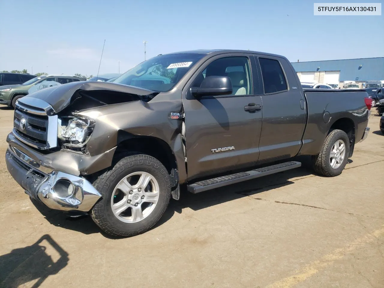 2010 Toyota Tundra Double Cab Sr5 VIN: 5TFUY5F16AX130431 Lot: 69950864