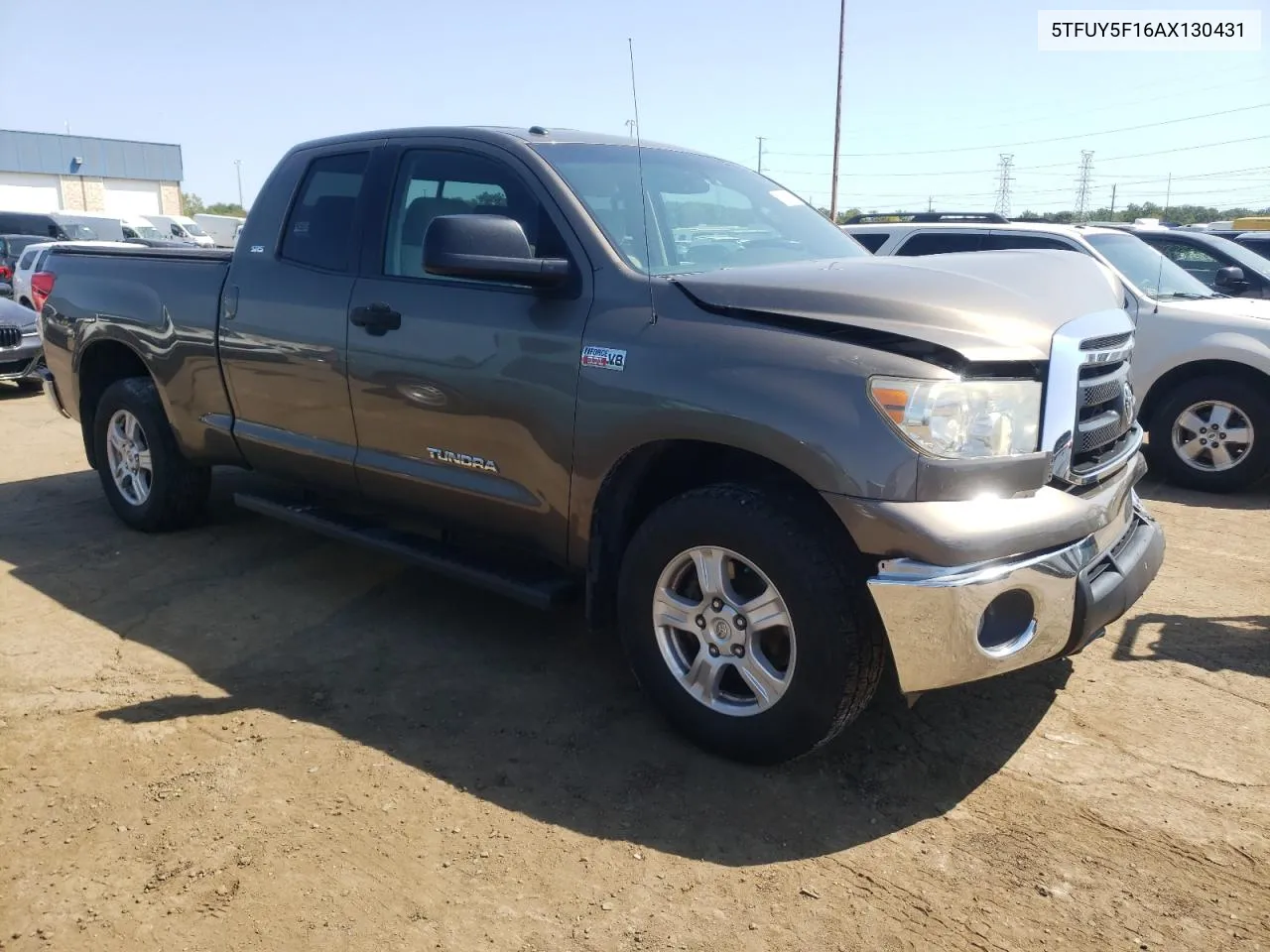 2010 Toyota Tundra Double Cab Sr5 VIN: 5TFUY5F16AX130431 Lot: 69950864