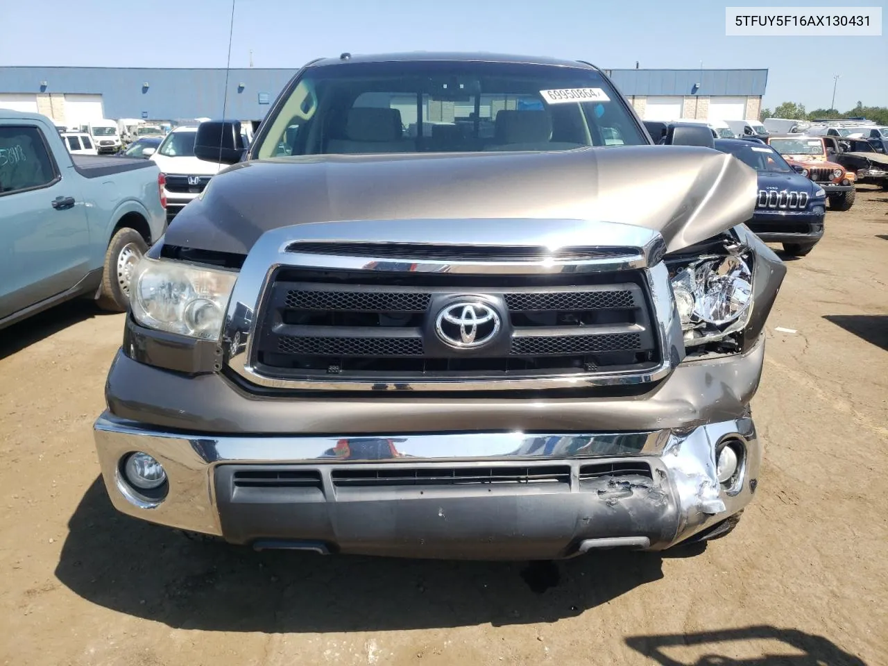 2010 Toyota Tundra Double Cab Sr5 VIN: 5TFUY5F16AX130431 Lot: 69950864