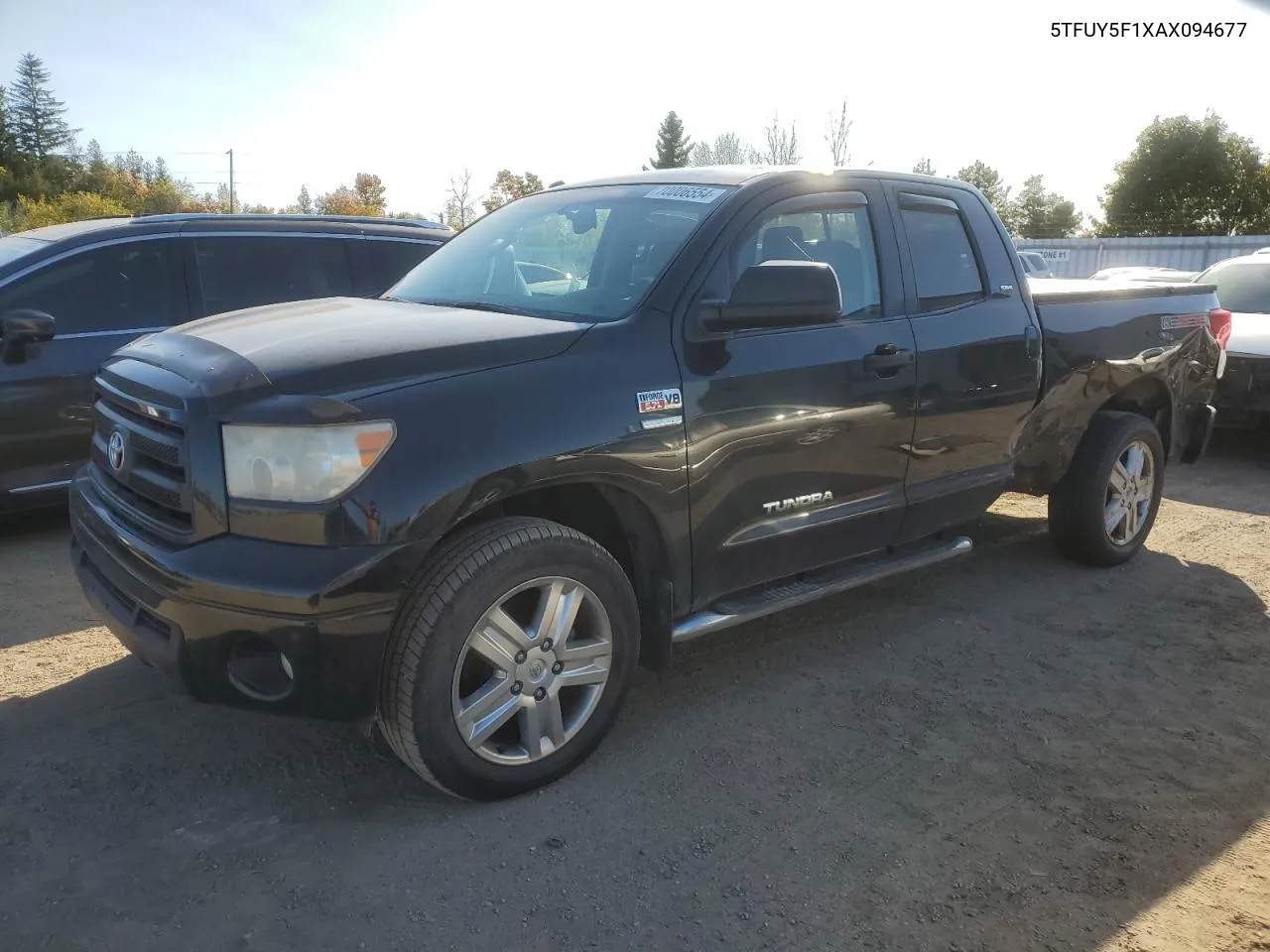 2010 Toyota Tundra Double Cab Sr5 VIN: 5TFUY5F1XAX094677 Lot: 70006554