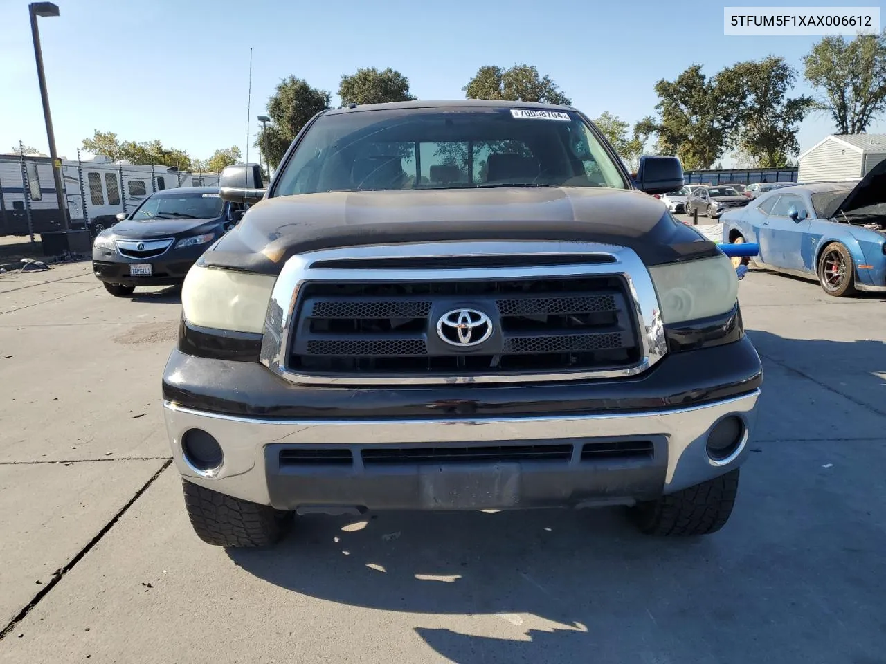 2010 Toyota Tundra Double Cab Sr5 VIN: 5TFUM5F1XAX006612 Lot: 70058704